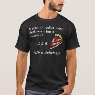 T-shirt Shorts - a fórmula para a pizza deliciosa