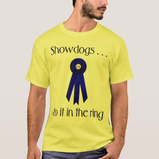 T-shirt Showdogs fá-lo no anel