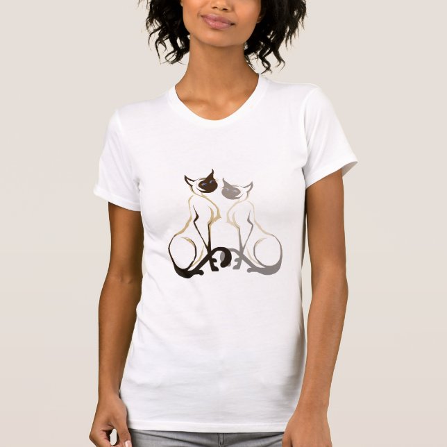 T-shirt Siamese de assento (Frente)