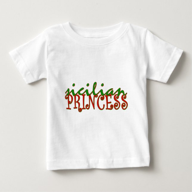 T-shirt Siciliana Princess (Frente)
