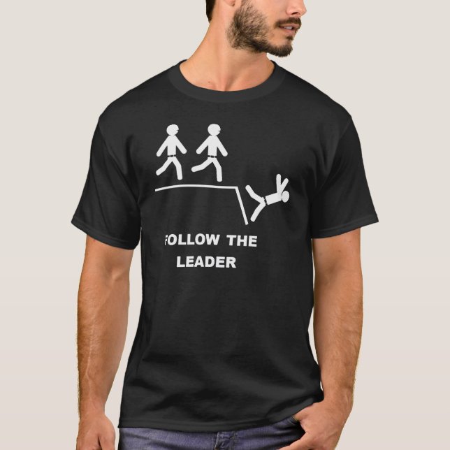 T-shirt Siga o líder (Frente)