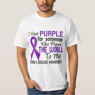 T-shirt Significa-me o mundo doença de 2 Crohns