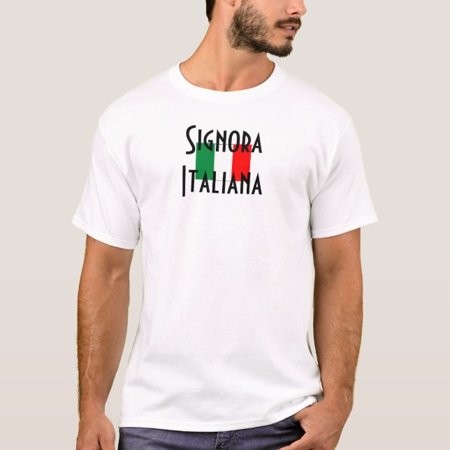 T-shirt Signora Italiana (Frente)