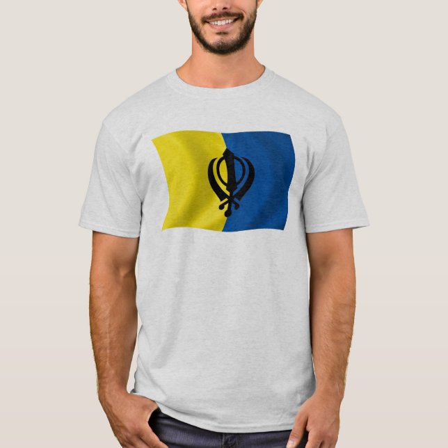 T-shirt Sikhism Flag Shirt (Frente)