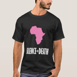 T-shirt Silêncio = morte em África
