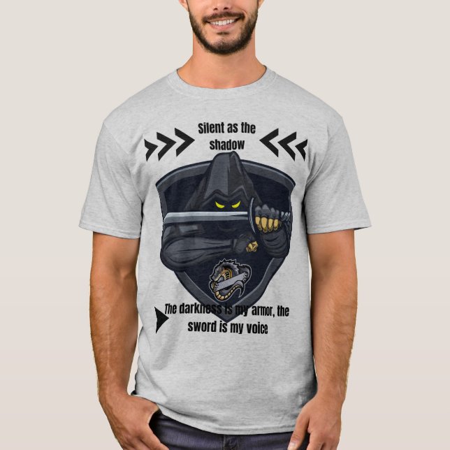 T-Shirt Silent Shadow Warrior (Frente)