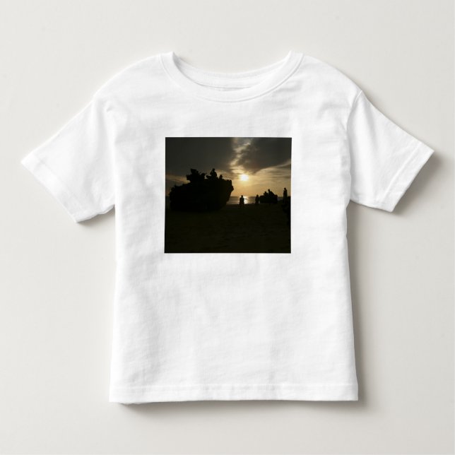 T-shirt Silhouette of Marines (Frente)
