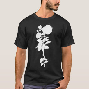 T-shirt Silhouette Rosa preto