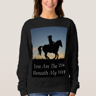 T-shirt Silhueta de Cavalo e Cavaleiro