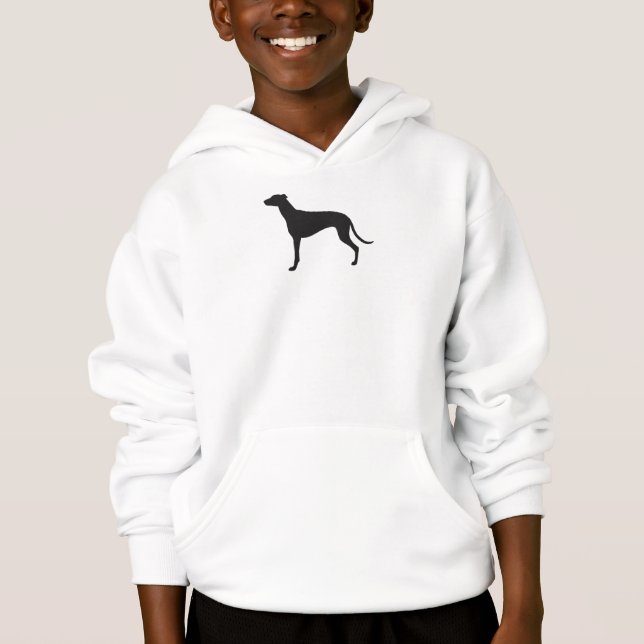 T-shirt Silhueta de Greyhound (Frente)