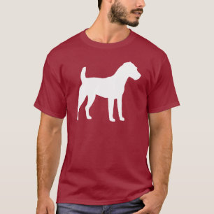 T-shirt Silhueta de Jack Russell Terrier
