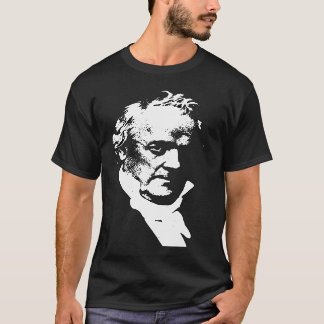 T-shirt Silhueta de James Buchanan (Frente)