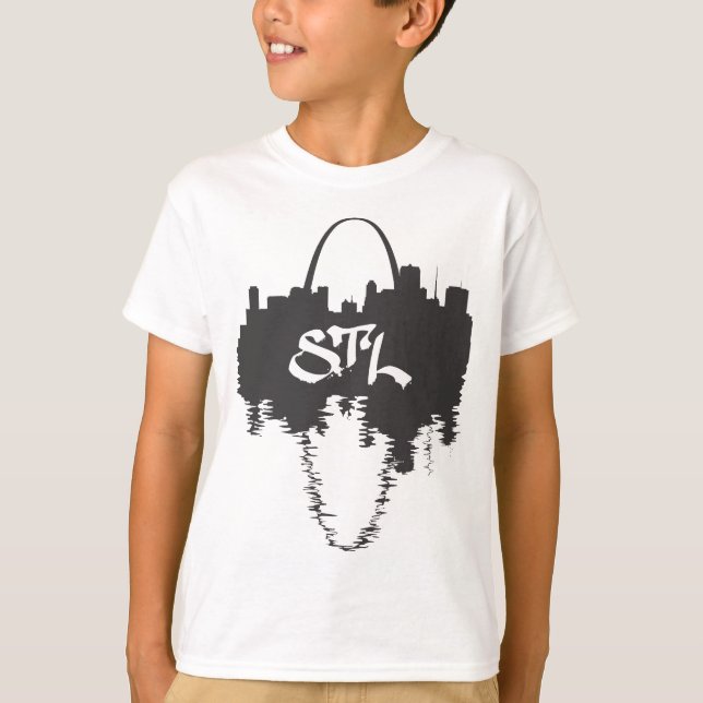 T-shirt Silhueta de STL (Frente)