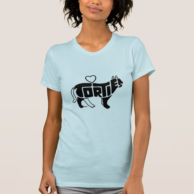 T-SHIRT SILHUETA DE TORTIES (Frente)