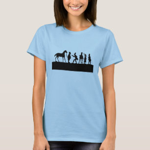 T-shirt Silhueta: Negociante de cavalo