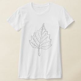 T-Shirt Silver Birch Leaf
