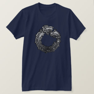 T-shirt Silver Quetzalcoatl