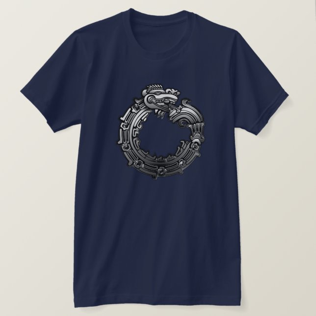 T-shirt Silver Quetzalcoatl (Frente do Design)