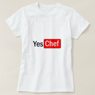 T-shirt Sim cozinheiro chefe