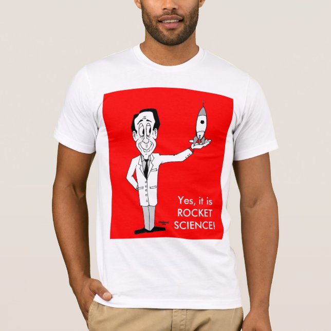 T-shirt Sim, é ASTRONÁUTICA! (Frente)