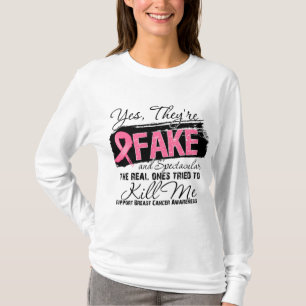 T-shirt Sim falsificação de Theyre e Spectacular - cancr