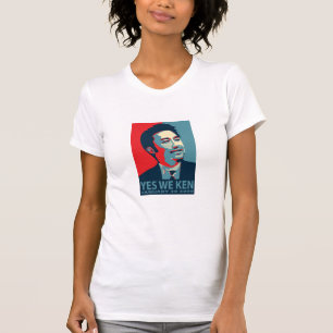 T-shirt Sim nós o Distres da mulher de Ken (Obama)… -