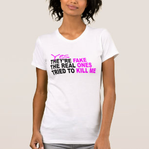 T-shirt SIM são meus reais os falsificados tentados