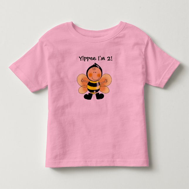 T-shirt Sim, tenho 2 anos! (Frente)