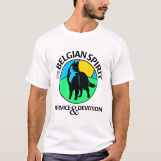 T-shirt Símbolo belga do espírito