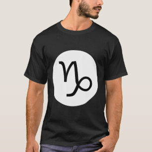 T-shirt Símbolo Capricórnio - Tee Escuro
