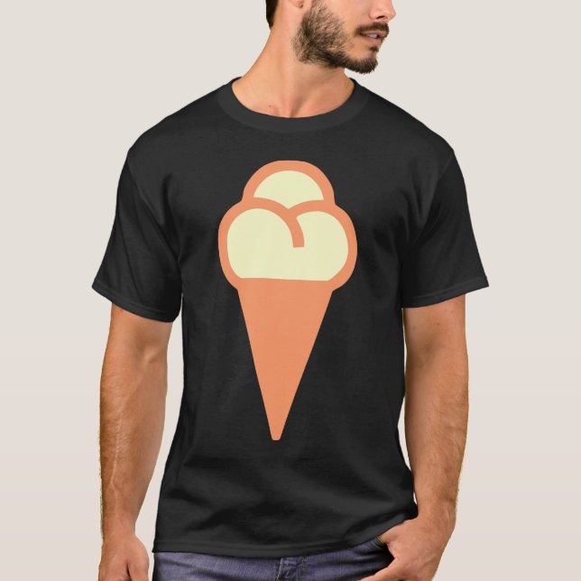 T-shirt Símbolo Cone Icecream (Frente)