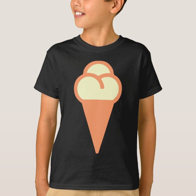T-shirt Símbolo Cone Icecream (Frente)