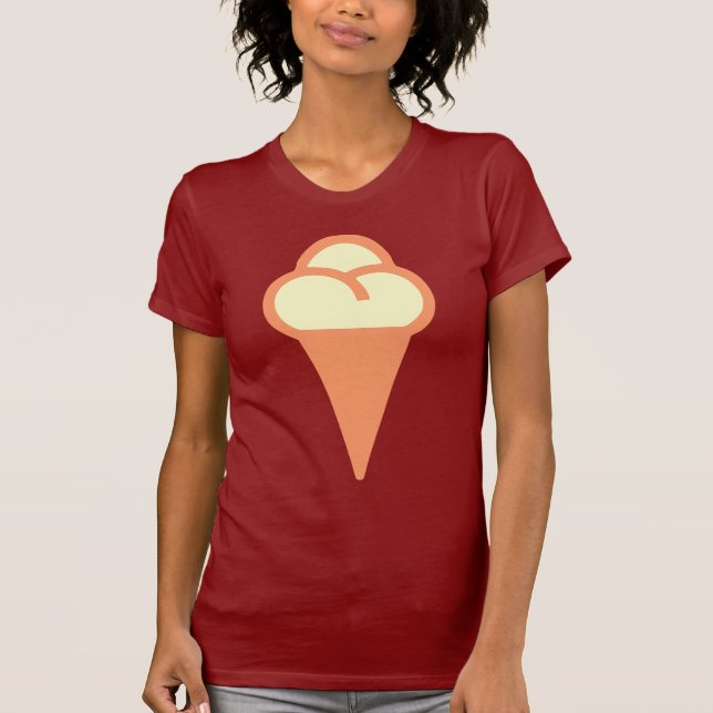T-shirt Símbolo Cone Icecream (Frente)