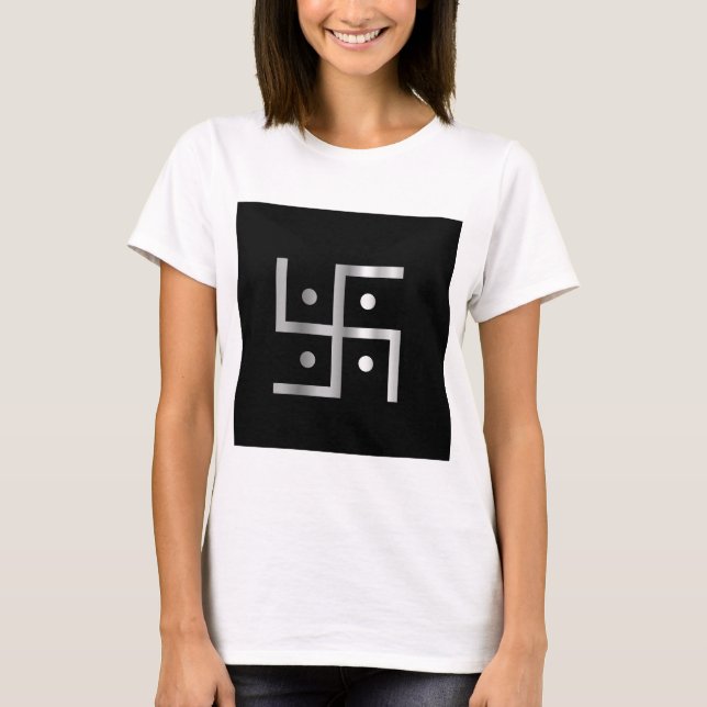 T-shirt Símbolo da suástica da hinduísmo (Frente)