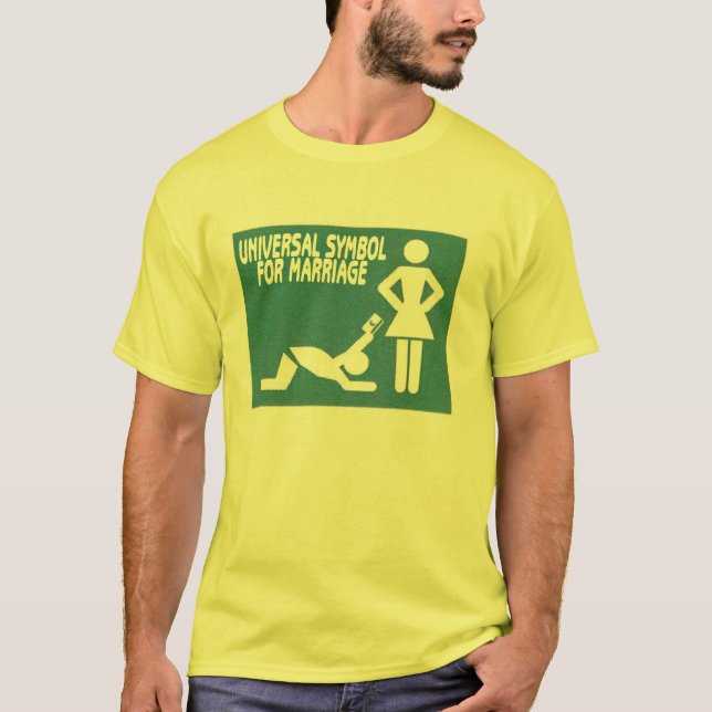 T-SHIRT SÍMBOLO DE CASAMENTO UNIVERSAL (Frente)