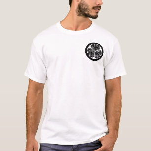 T-shirt Símbolo de KAMON Crest Família Japonês