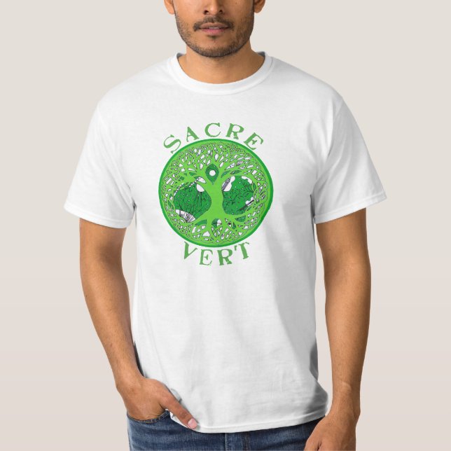 T-shirt Símbolo de Paz de Sinalizador França (Frente)