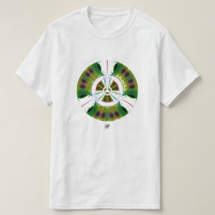 T-shirt Símbolo de perigo biológico psicodélico (ou o que