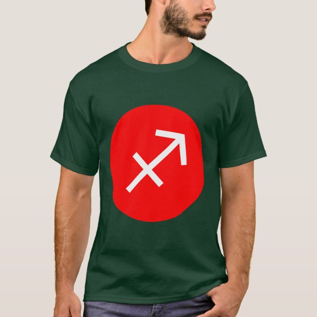 T-shirt Símbolo de Sagitário (Frente)