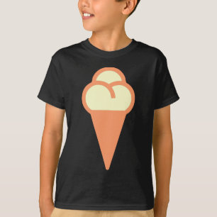 T-shirt Símbolo do cone de gelado