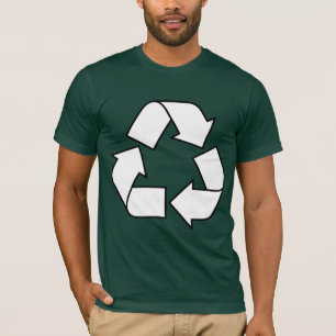T-shirt Símbolo do reciclar