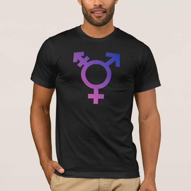 T-shirt Símbolo do Transgender (Frente)