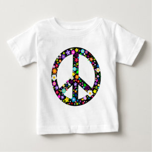 T-shirt Símbolo Floral de Paz