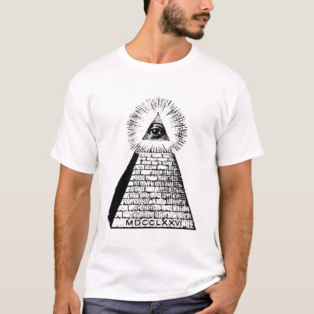T-shirt Símbolo Illuminati (Frente)