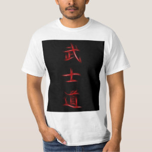 T-shirt Símbolo japonês do Kanji do código do samurai d