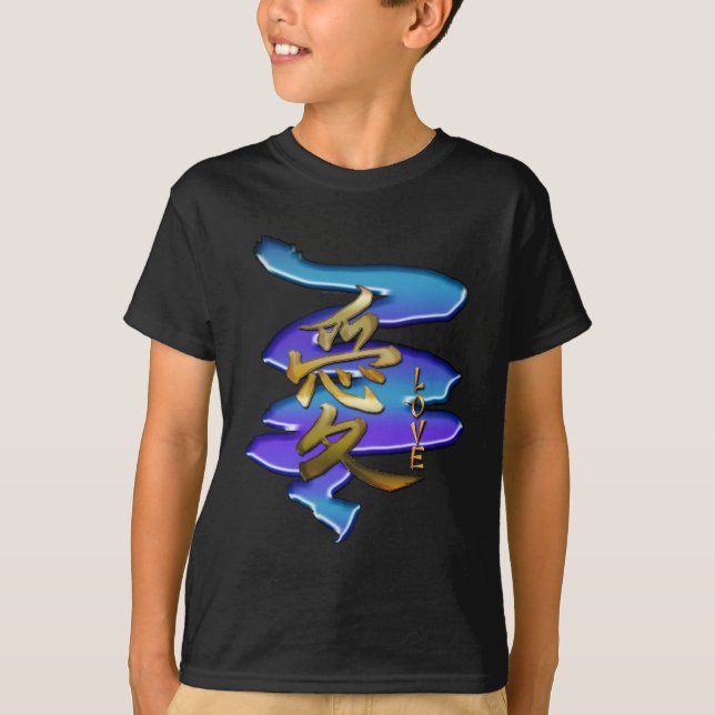T-shirt Símbolo KANJI para a série LOVE (Frente)