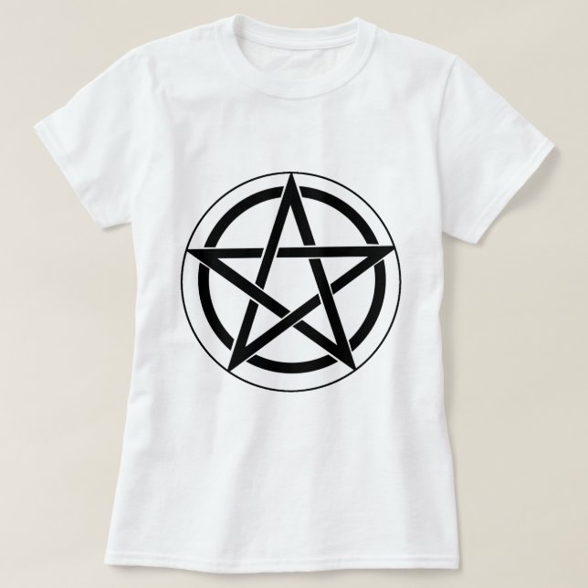 T-shirt Símbolo Pentagrama (Frente do Design)