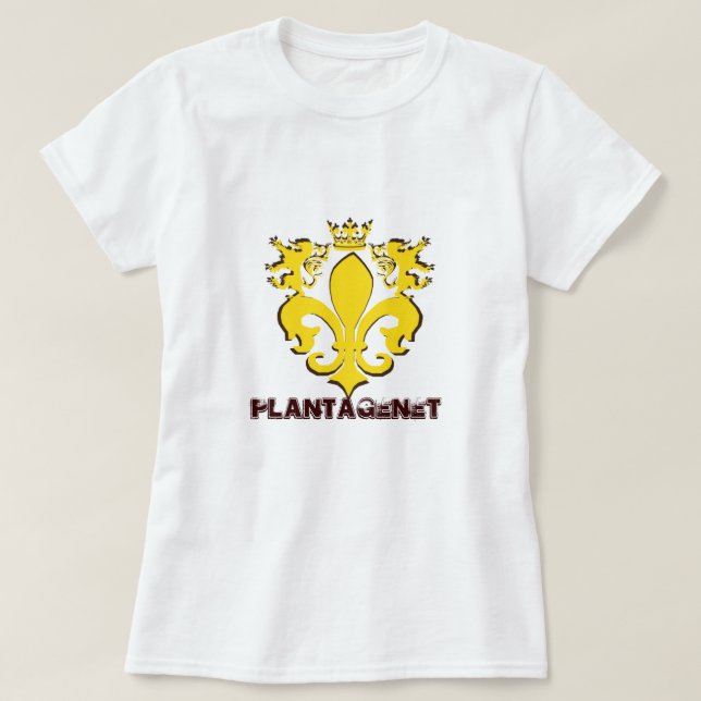 T-shirt símbolo plantagenet (Frente do Design)