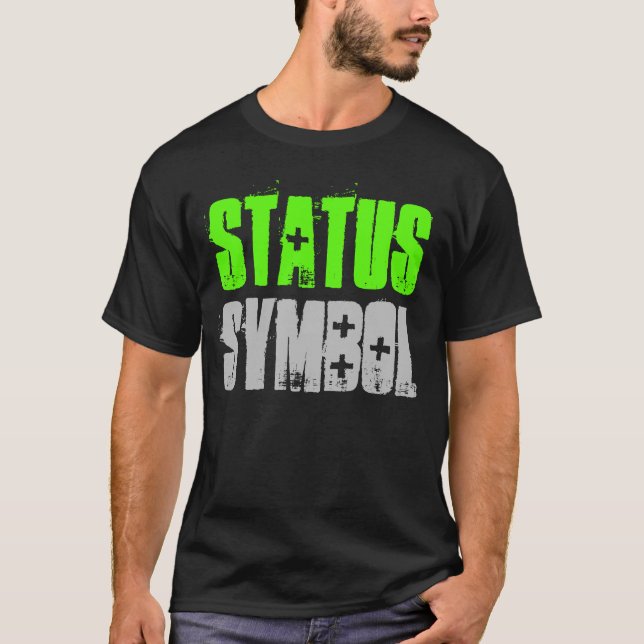 T-shirt SÍMBOLO VERDE E STATUS DE CINZA DO Workout malhaçã (Frente)