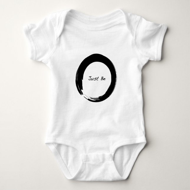 T-shirt Símbolo Zen com "Simplesmente Seja" (Frente)